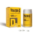 Ультра-Д Витамин Д3 25 мкг (1000 МЕ), табл. жев. 425 мг №120
