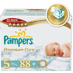 Подгузники 88 шт. Pampers премиум джуниор 11-25 кг р. 5