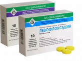 Левофлоксацин, табл. п/о пленочной 500 мг №10